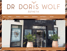 Tablet Screenshot of dr-doris-wolf.at